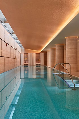 The serene swimming pool